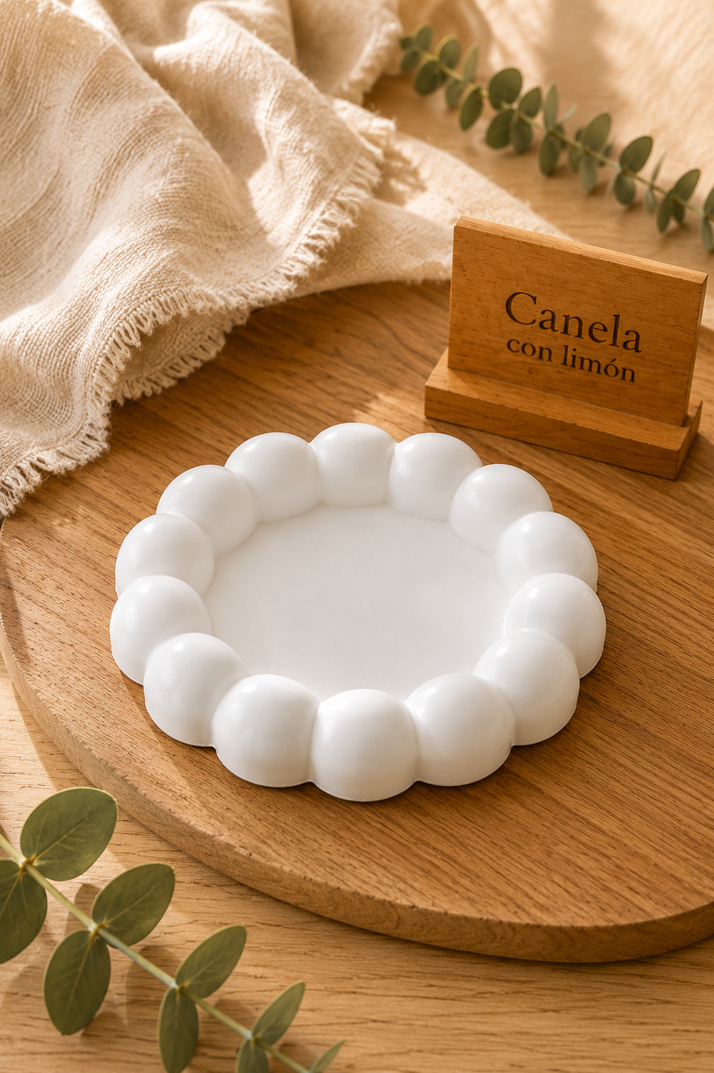 Escayola decorativa Plato Big buble