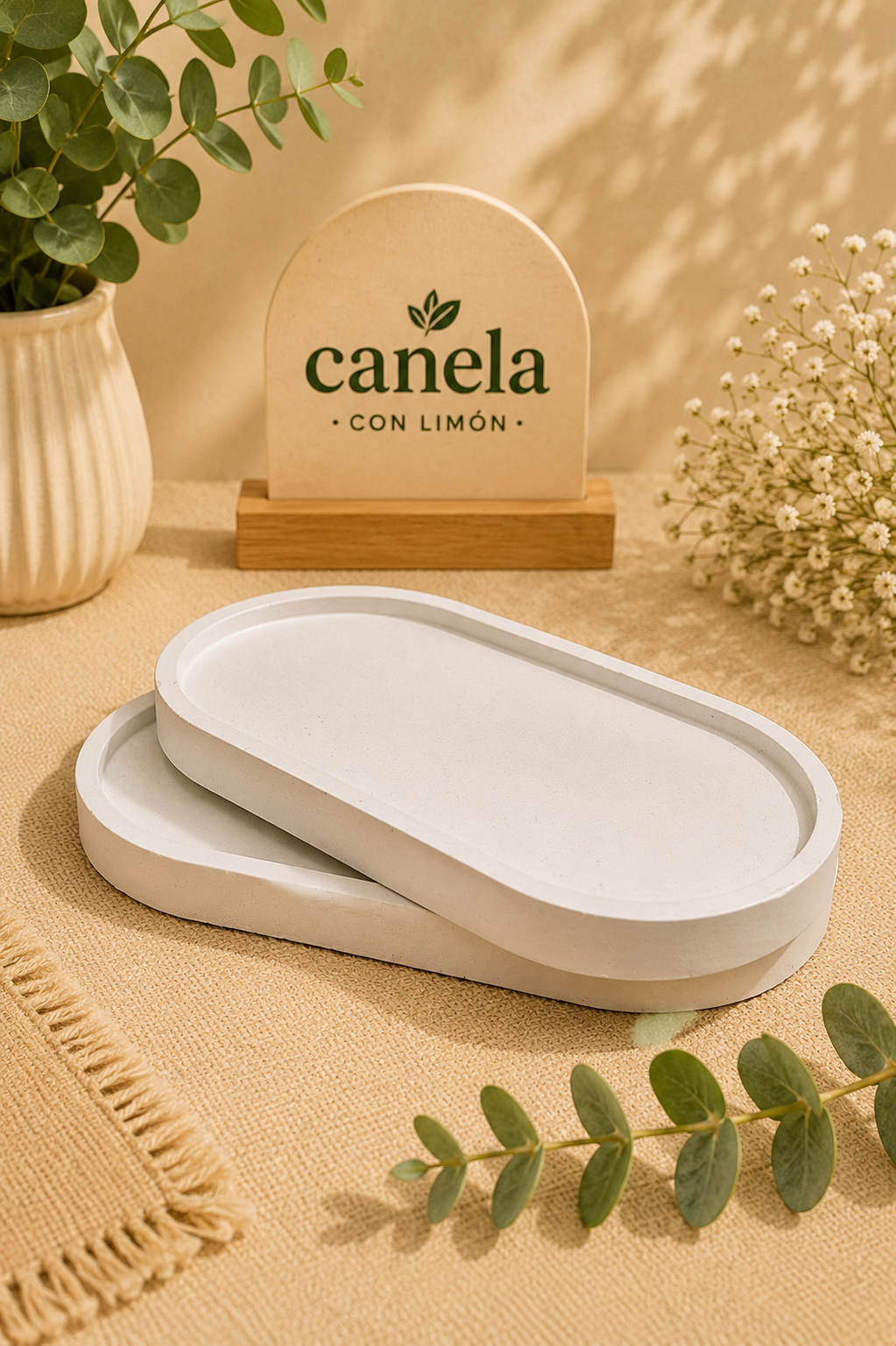 Escayola decorativa Plato Oval