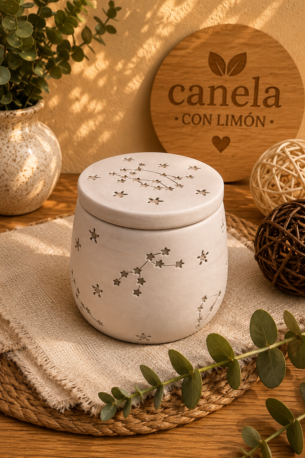 Escayola decorativa Recipiente Constellation