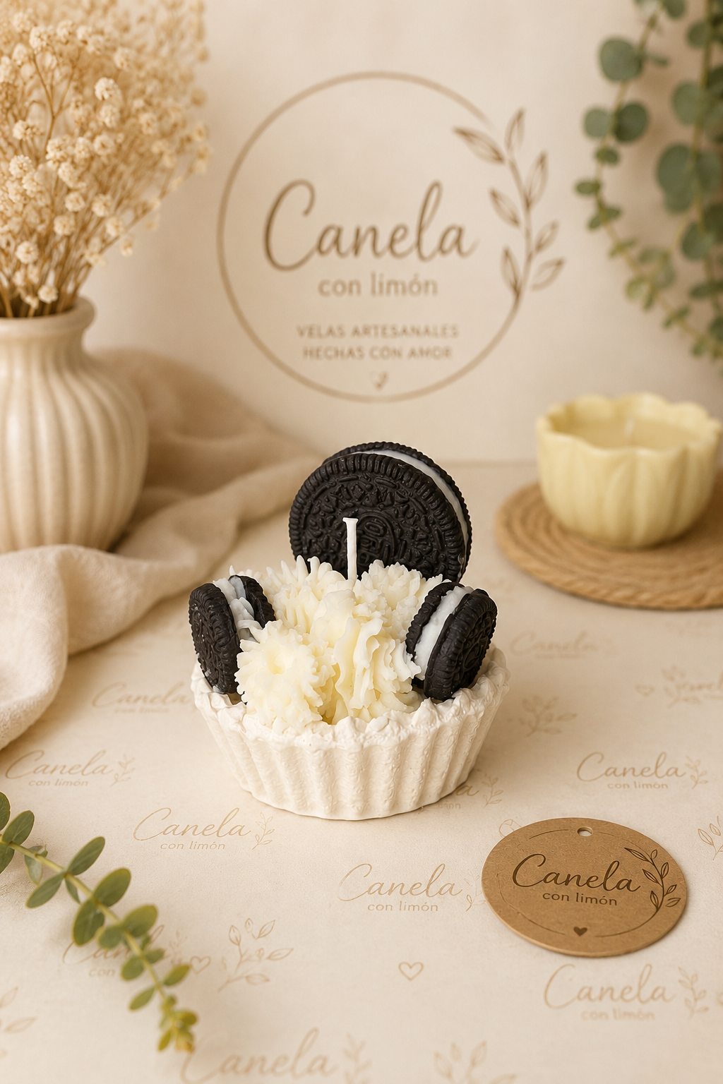 Vela tartaleta Oreo