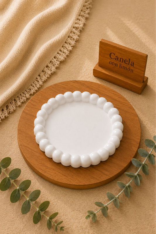 Escayola decorativa Plato Littel buble
