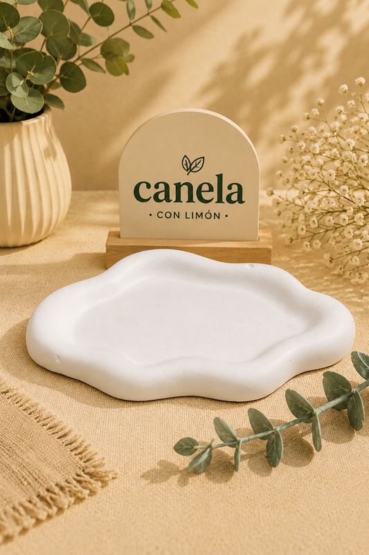 Escayola decorativa Plato Ondas