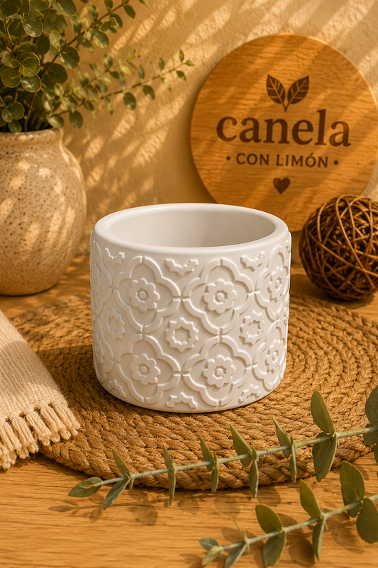 Escayola decorativa Recipiente Arábica