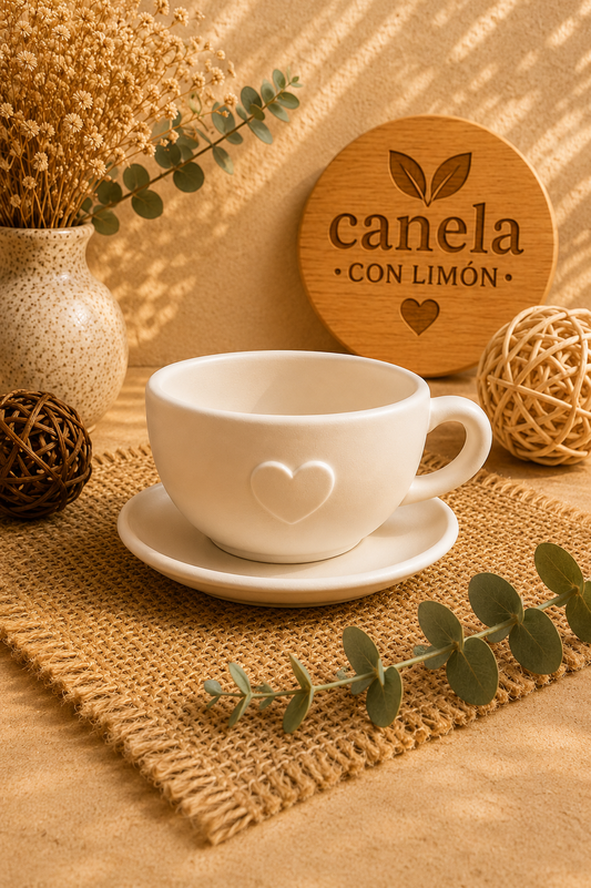 Escayola decorativa Recipiente Taza de té