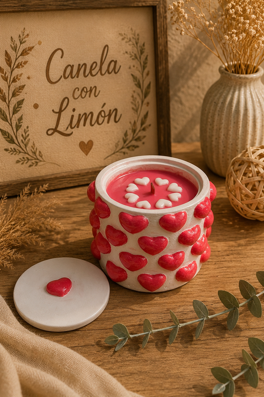 Vela Cuore rosso
